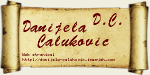 Danijela Čaluković vizit kartica